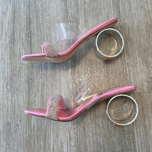 Womens Fashion Nova Pink "Maya" Heels - 11 - Picture 3 of 9